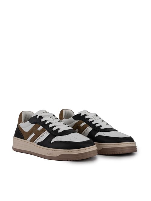 Sneakers h630 bianco marrone HOGAN | HXM6300EU50 ODZ834L